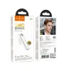 Bezicna mono slusalica Hoco E201 ENC Bluetooth 6.0 130 mAh bela