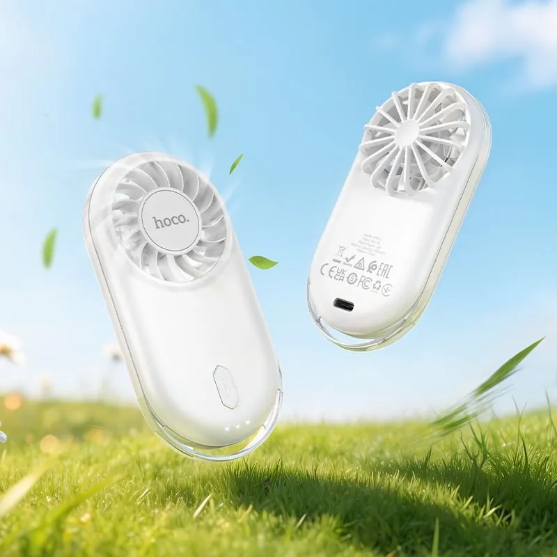 Prenosivi mini ventilator Hoco HX611 mlecno beli
