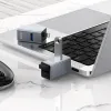 Adapter 3u1 USB-C Hoco HB54 (2x USB 2.0 + USB 3.0) sivi
