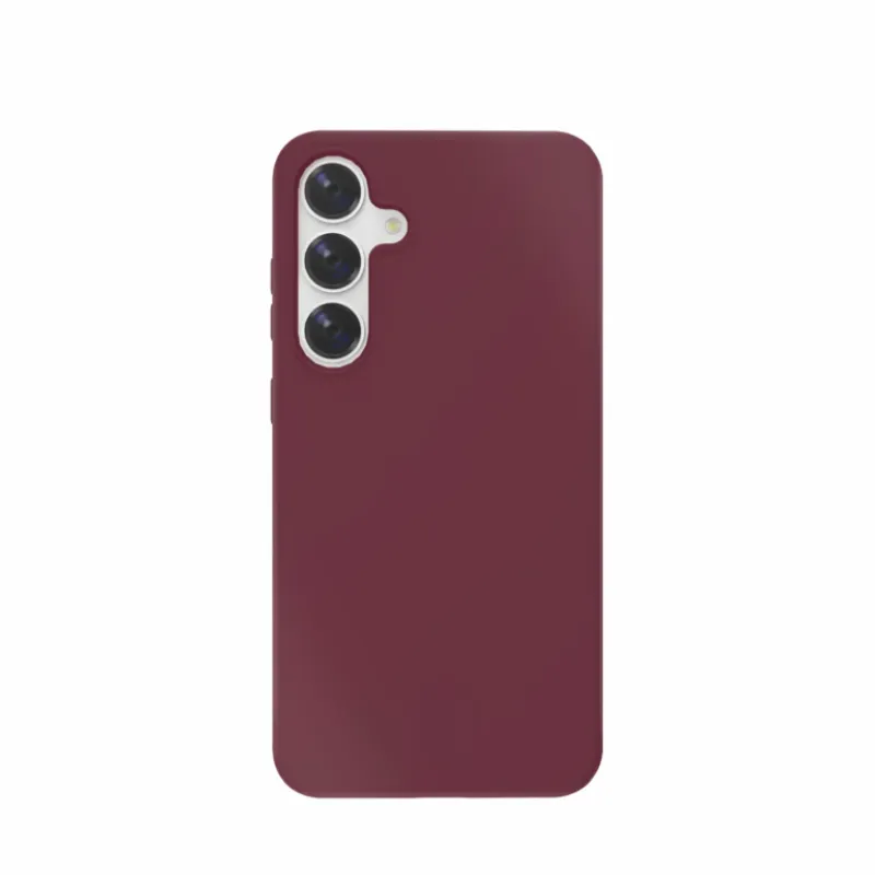 Silikonska futrola ultra tanka SOFT za Samsung S26 Fe bordo