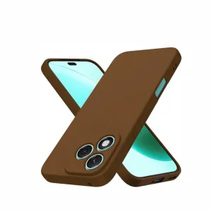 Silikonska futrola ultra tanka SOFT za Honor 600 pro braon