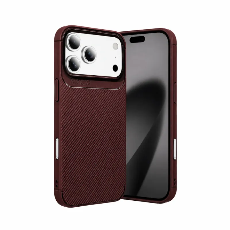 Futrola AUTO FOCUS LINE za iPhone 18 Pro Max bordo 