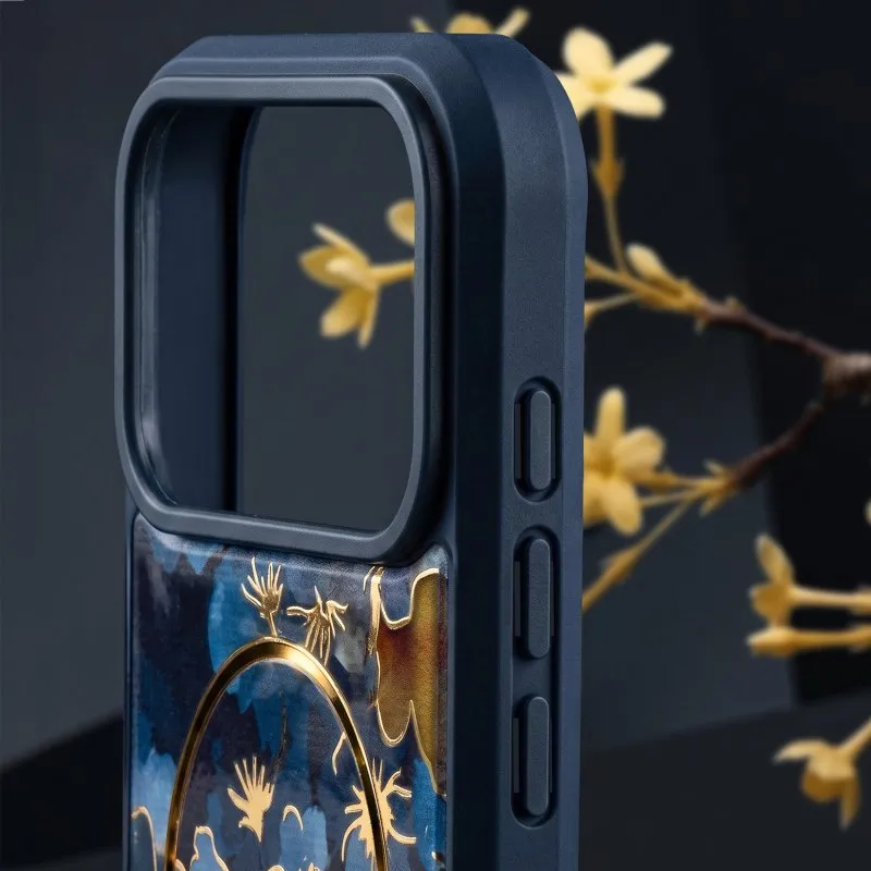 Futrola Golden Autumn za iPhone 16 (6.1) tamno plava