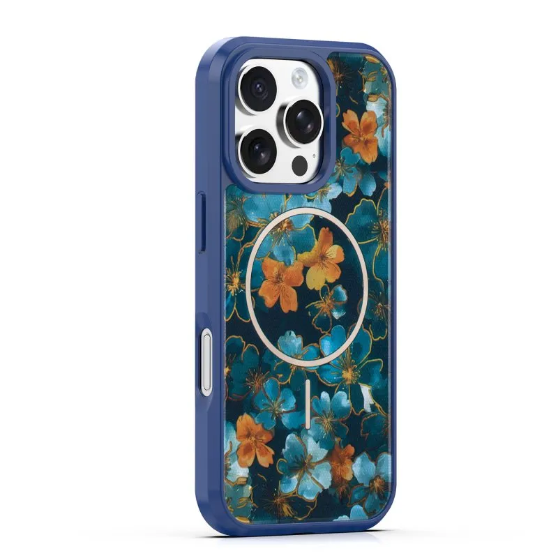 Futrola Golden Autumn za iPhone 16 Pro (6.3) tamno plava