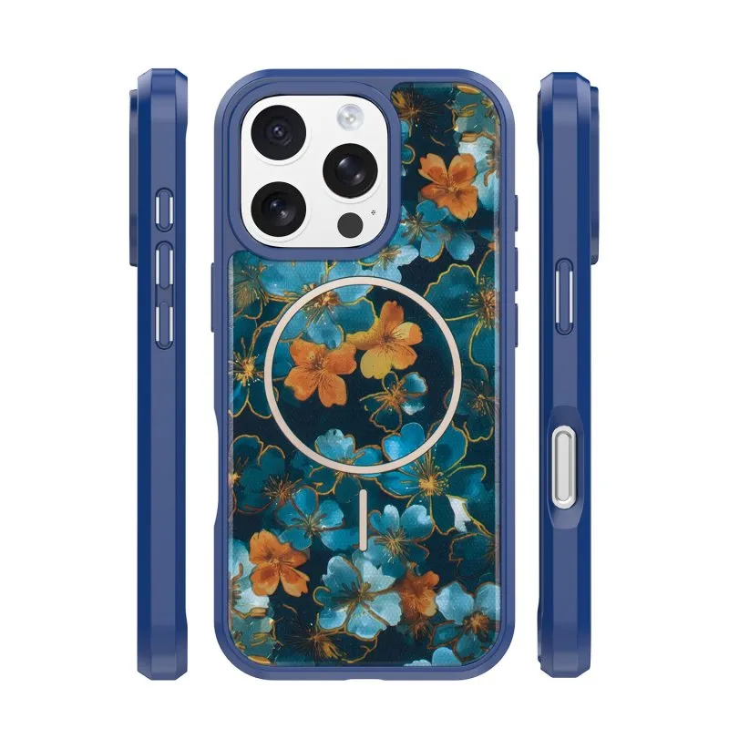 Futrola Golden Autumn za iPhone 16 Pro (6.3) tamno plava