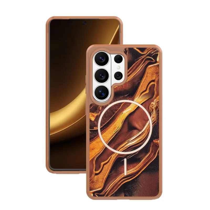 Futrola Golden Autumn za Samsung Galaxy S25 Ultra braon