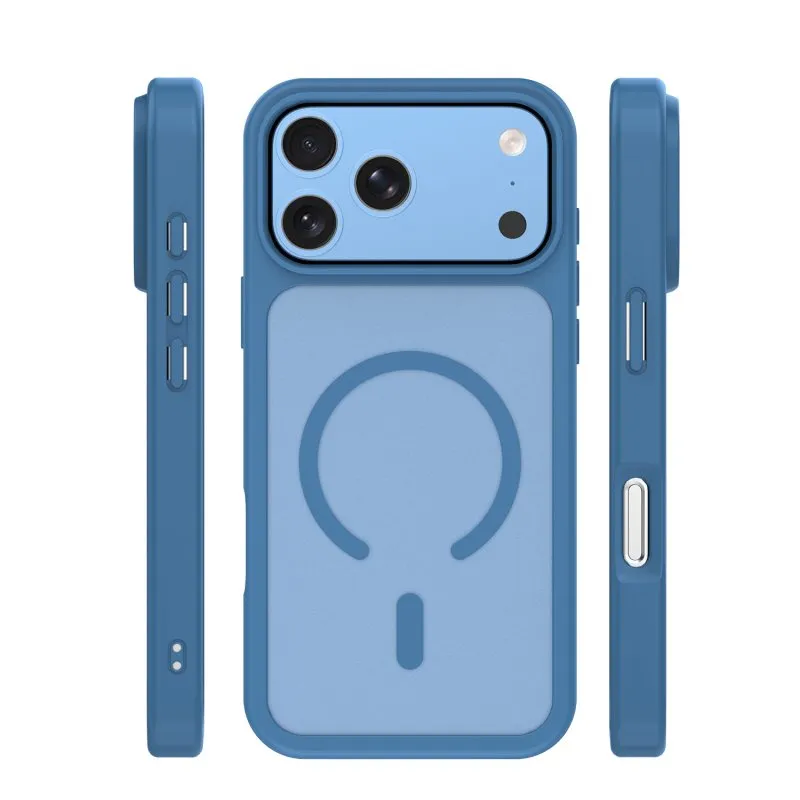 Futrola Mag Matt za iPhone 17 Pro (6.3) / iPhone 18 Pro (6.3) tamno plava