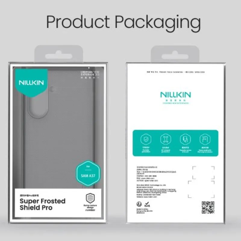 Futrola Nillkin Super Frosted Shield Pro Samsung Galaxy A37 5G providno crna