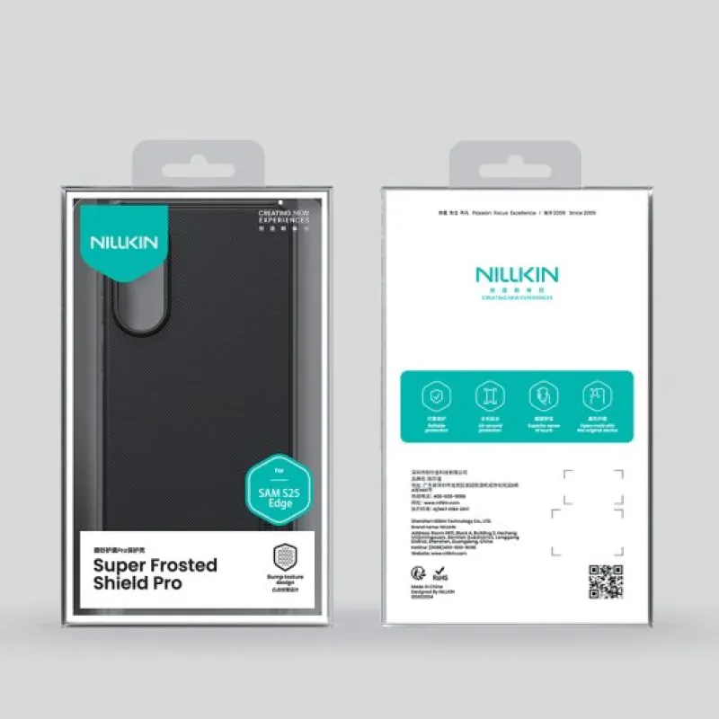 Futrola Nillkin SUPER SHIELD PRO za SAMSUNG S25 EDGE crna