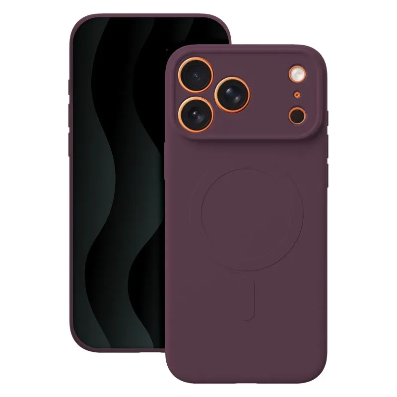 Futrola Simple Color Mag za iPhone 17 Pro (6.3) / 18 Pro (6.3) tamno visnja