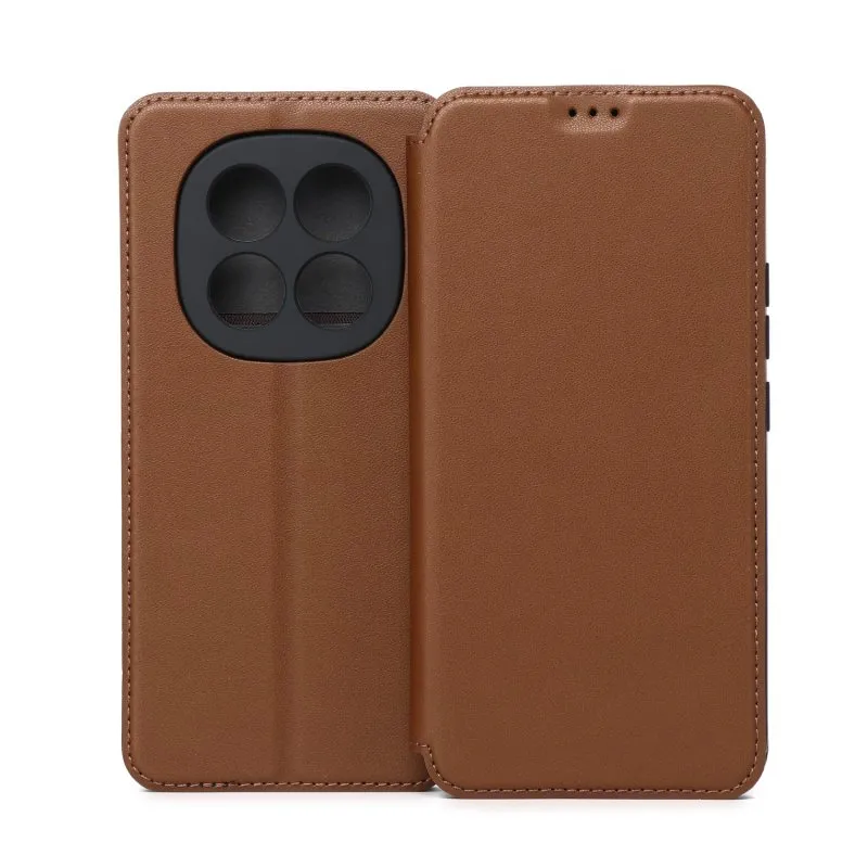 Futrola flip SMART TOUCH za Xiaomi Redmi Note 15 Pro Plus 5G (EU) braon