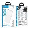 Power bank Hoco J153A 20000 mAh 2A 10W bela