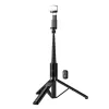 Selfie stap tripod sa daljinskim upravljacem + LED svetlom Hoco K34 crna