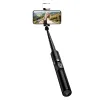 Selfie stap tripod sa daljinskim upravljacem + LED svetlom Hoco K34 crna