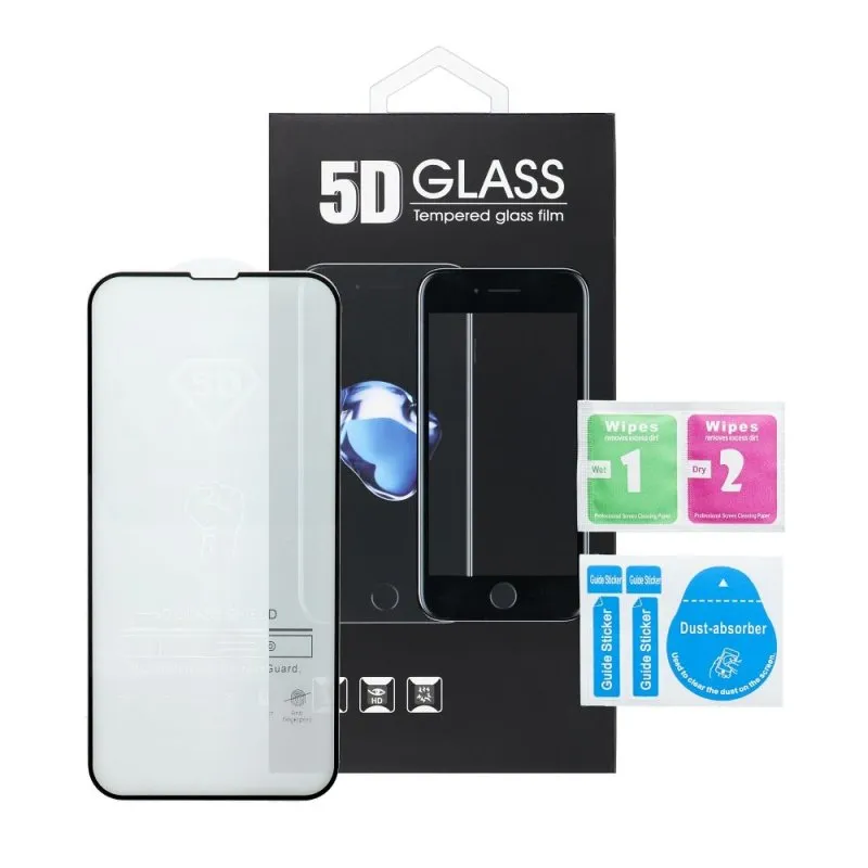 Zastitno staklo 5D (Privacy) za iPhone 18 Pro crna