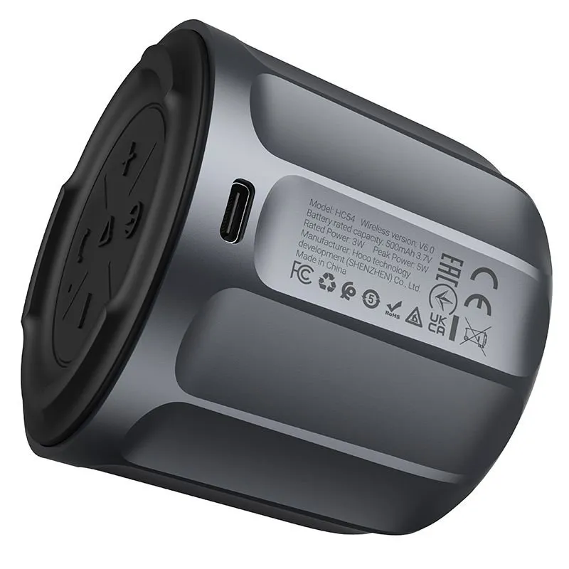 Bluetooth zvucnik 3W 4h Hoco HC54 metalno siva
