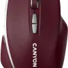 Bezicni mis BT 1200 dpi CANYON MW-21 crveni
