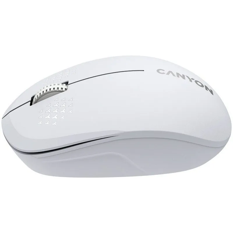 Bezicni mis za obe ruke BT 1200 dpi CANYON MW-04 bela