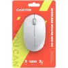 Bezicni mis za obe ruke BT 1200 dpi CANYON MW-04 bela