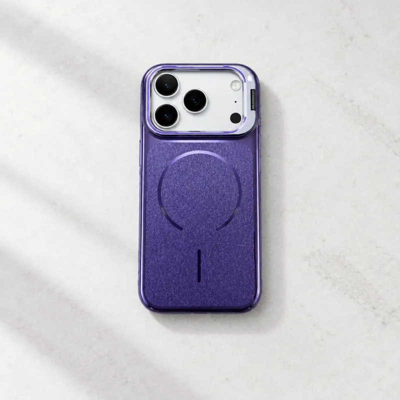 Futrola BRUSHED Magsafe (camera protection) za iPhone 17 Pro / 18 Pro ljubicasta