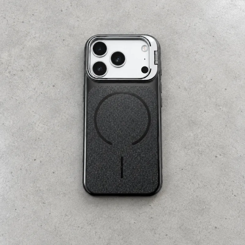 Futrola BRUSHED Magsafe (camera protection) za iPhone 17 Pro / 18 Pro crna