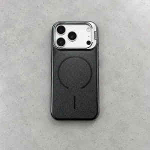 Futrola BRUSHED Magsafe (camera protection) za iPhone 17 Pro Max/ 18 Pro Max  crna