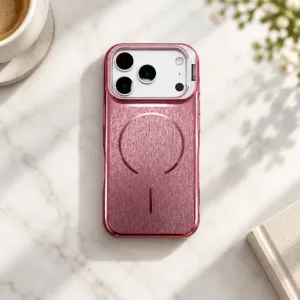 Futrola BRUSHED Magsafe (camera protection) za iPhone 17 Pro Max/ 18 Pro Max bordo