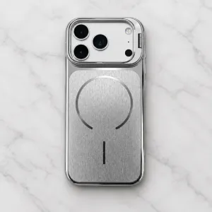 Futrola BRUSHED Magsafe (camera protection) za iPhone 17 Pro Max/ 18 Pro Max silver