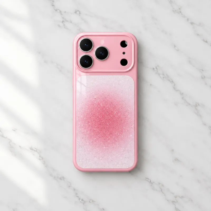 Futrola Luxury Glitter  za iPhone 17/ iPhone 18 roze