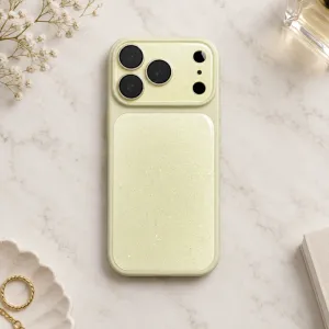 Futrola Luxury Glitter  za iPhone 17/ iPhone 18 zuta