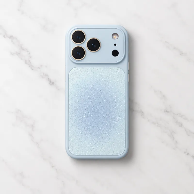 Futrola Luxury Glitter  za iPhone 17 Pro/ iPhone 18 Pro plava