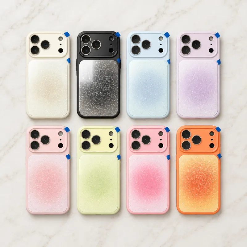 Futrola Luxury Glitter  za iPhone 17 Pro/ iPhone 18 Pro lila