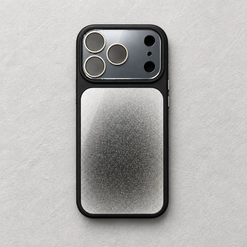 Futrola Luxury Glitter  za iPhone 17 Pro/ iPhone 18 Pro crna