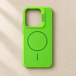 Futrola Neon MagSafe za Xiaomi Redmi 17 fluo zelena
